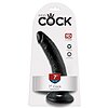 Dildo King Penis 17.8cm Negru Thumb 3