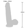 Dildo Medical Silicone 20 cm Thumb 6