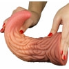 Dildo În Formă De Limbă Platinum 25cm – Strat Dublu Maro Thumb 5