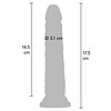 Dildo Realistic Deluxe Dual Density 7 Thumb 6