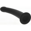 Dildo Strap-On Dong Medium 14cm Negru Thumb 1