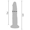 Dildo ToyJoy 18cm Thumb 2