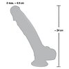 Dildo Ventuza Medical Silicone 24cm Thumb 6