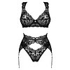 Set Obsessive Donna Dream 3 Piese Negru M-L