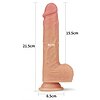 Vibrator Dual Layered Rotating Nature Penis Thumb 6