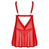 Babydoll Obsessive Elianes Rosu XS-S Thumb 1
