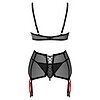 Set Obsessive Glandez 3 Piese Negru XS-S Thumb 1