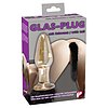Glass Plug With Tail Transparent Thumb 5