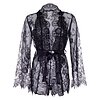 Halat Cu Body Leg Avenue Floral Negru M