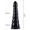 Hidden Desire Anal Cone XL 26 cm Negru – Plug XXL Thumb 3