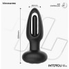 Dop Anal Cu Limbă Oscilantă Aplicație Smartphone Negru Thumb 5