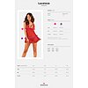 Babydoll Obsessive Lacelove Roșu XL-2XL Thumb 4