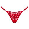 Chilot Obsessive Lacelove Thong Rosu XS-S