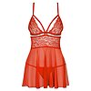 Lenjerie Babydoll Obsessive 838-BAB Rosu L-XL