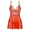 Lenjerie Babydoll Obsessive 838-BAB Rosu 2XL