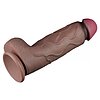Lovetoy Realist 31cm — Silicon Dublu Strat cu Ventuză Maro Thumb 6