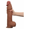 LoveToy Sliding Skin 36 cm Realist, Textură Naturală Maro Thumb 3