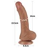 LoveToy Sliding Skin Dildo 19.5 cm Realist Thumb 1