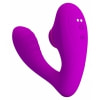 Nauty Stimulare Dublă 10 Vibrații Vaginale 7 Pulsații Clitoris Roz Thumb 4