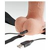 11in Hollow Recharge Strap On Thumb 3
