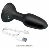 Pretty Love Hubert Vibrator Anal cu 7 Moduri Wiggling Negru Thumb 4