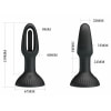 Pretty Love Hubert Vibrator Anal cu 7 Moduri Wiggling Negru Thumb 6