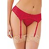 Portjartier Dreamgirl Lace Christine Roșu S-L