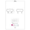 Portjartier Obsessive Darkie Negru L-XL Thumb 2