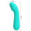 Pretty Love Cetus – Vibrator Punctul G 15 cm, 12 Moduri Albastru Thumb 3