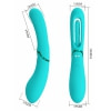 Pretty Love Lexie – Vibrator Punct G, 7+4 Moduri, USB Albastru Thumb 4