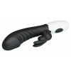 Pretty Love Naughty Bunny – Dublu Stimulator, 30 Moduri Negru Thumb 1