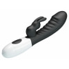 Pretty Love Naughty Bunny – Dublu Stimulator, 30 Moduri Negru Thumb 3