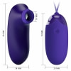 Pretty Love Orthus — Ou Vibrator 12 Funcții, Reîncărcabil Violet Thumb 5