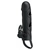 Prelungitor Pretty Love Penis Sleeve With Ball Strap Negru Thumb 2