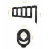 Pretty Love Rodrigo – Inel Erecție silicon, 6 Inele Negru Thumb 7