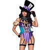 Costum Leg Avenue Mad Hatter Albastru S