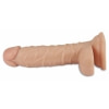 Real Extreme Vibrator 19 cm cu Ventuză Puternică Thumb 1
