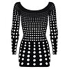 Rochie Obsessive Rocker Negru S-L Thumb 1