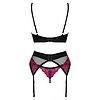 Set Obsessive Rosenty 3 Piese Roz XL-2XL Thumb 1