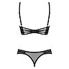 Set Obsessive Roxelia Decupat Negru M-L Thumb 1