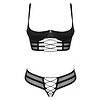 Set Obsessive Roxelia Decupat Negru XS-S