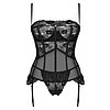 Corset Obsessive Serena Love Negru XL-2XL