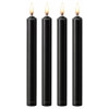 Set 4 Lumânări Negru