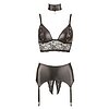 Set Cottelli Collection Adaline Negru XL