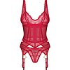 Corset Obsessive Cupide Desir Roșu L-XL
