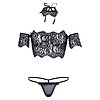 Set Leg Avenue Skyla Negru M-L