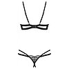 Set Obsessive Nutris Decupat Negru XS-S Thumb 1