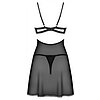 Chemise Obsessive Nutris Negru XS-S Thumb 1