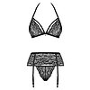 Set Obsessive 838-SEG Negru L-XL
