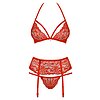 Set Obsessive 838-SEG Rosu L-XL